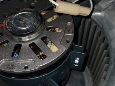 Before HVAC Fan Replacement Before HVAC Fan Replacement